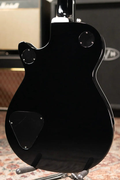 Gretsch G6128T-GH George Harrison Signature Duo Jet Solid Body with Bigsby Electric Guitar - Black with Hardshell Case - Demo