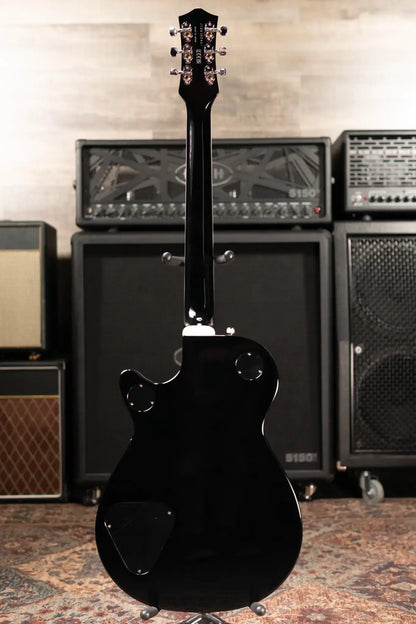 Gretsch G6128T-GH George Harrison Signature Duo Jet Solid Body with Bigsby Electric Guitar - Black with Hardshell Case - Demo
