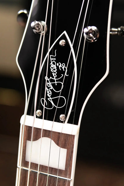 Gretsch G6128T-GH George Harrison Signature Duo Jet Solid Body with Bigsby Electric Guitar - Black with Hardshell Case - Demo