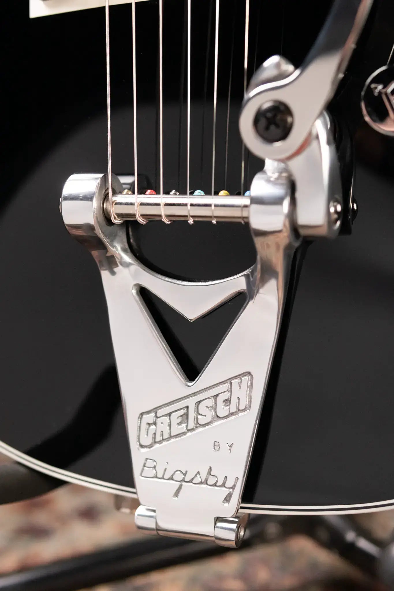 Gretsch G6128T-GH George Harrison Signature Duo Jet Solid Body with Bigsby Electric Guitar - Black with Hardshell Case - Demo