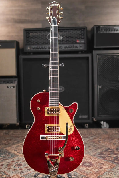 Gretsch G6129TG-59VS Limited Edition Sparkle Jet with String-Thru Bigsby - Red Sparkle with Hardshell Case