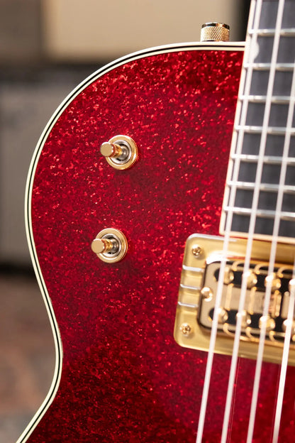 Gretsch G6129TG-59VS Limited Edition Sparkle Jet with String-Thru Bigsby - Red Sparkle with Hardshell Case