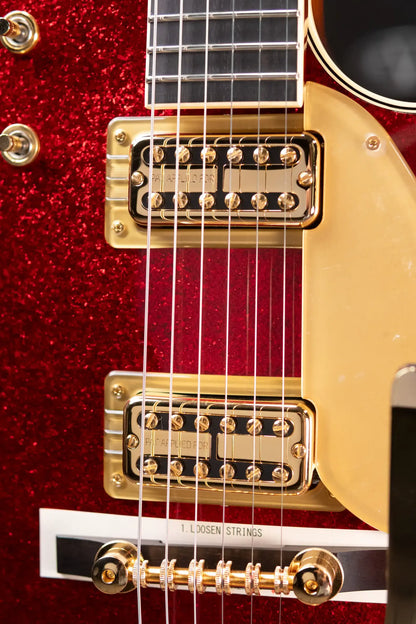 Gretsch G6129TG-59VS Limited Edition Sparkle Jet with String-Thru Bigsby - Red Sparkle with Hardshell Case