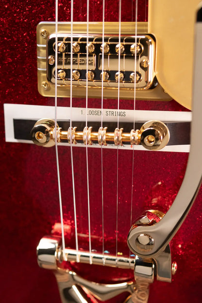 Gretsch G6129TG-59VS Limited Edition Sparkle Jet with String-Thru Bigsby - Red Sparkle with Hardshell Case