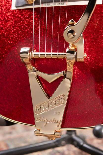 Gretsch G6129TG-59VS Limited Edition Sparkle Jet with String-Thru Bigsby - Red Sparkle with Hardshell Case