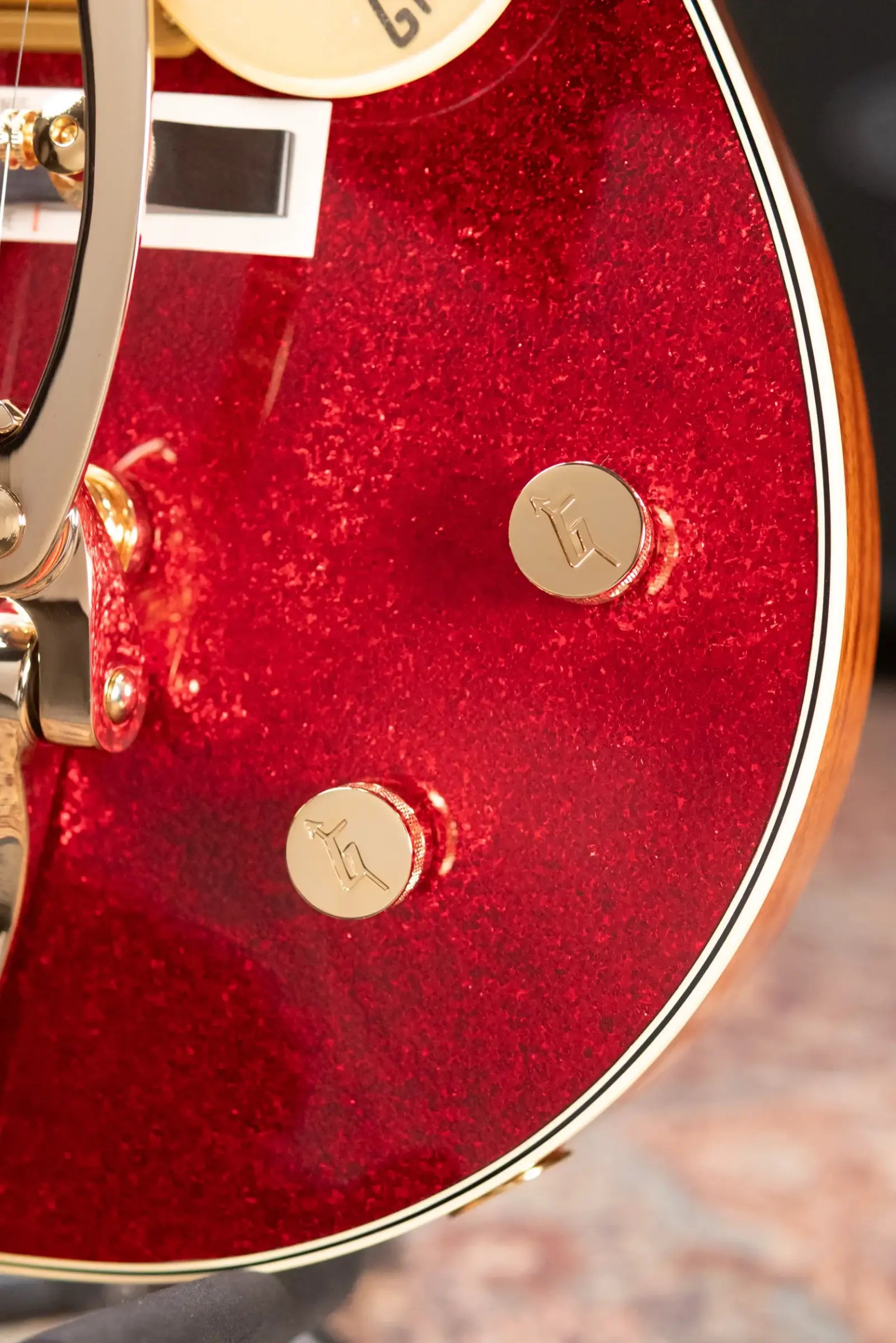 Gretsch G6129TG-59VS Limited Edition Sparkle Jet with String-Thru Bigsby - Red Sparkle with Hardshell Case