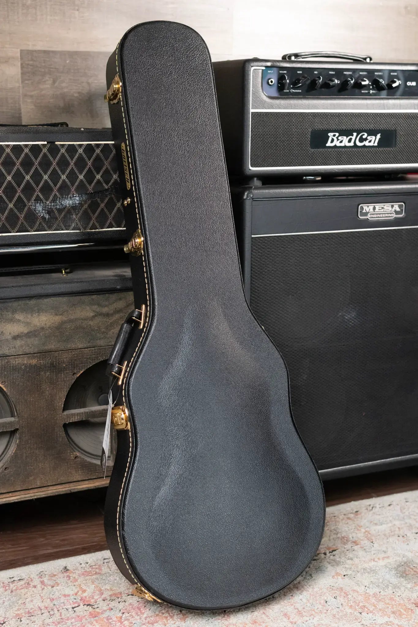 Gretsch G6129T-89 Vintage Select '89 Sparkle Jet with Bigsby Electric Guitar - Gold Sparkle with Hardshell Case