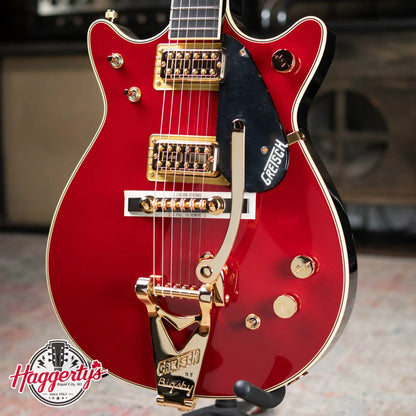 Gretsch G6131T-62 Vintage Select '62 Jet with Bigsby Electric Guitar - Vintage Firebird Red with Hardshell Case
