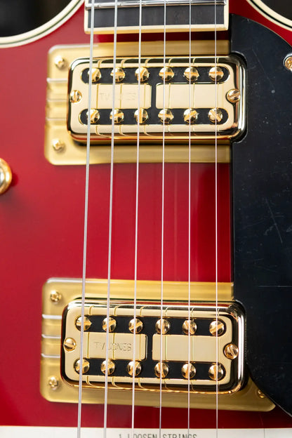 Gretsch G6131T-62 Vintage Select '62 Jet with Bigsby Electric Guitar - Vintage Firebird Red with Hardshell Case