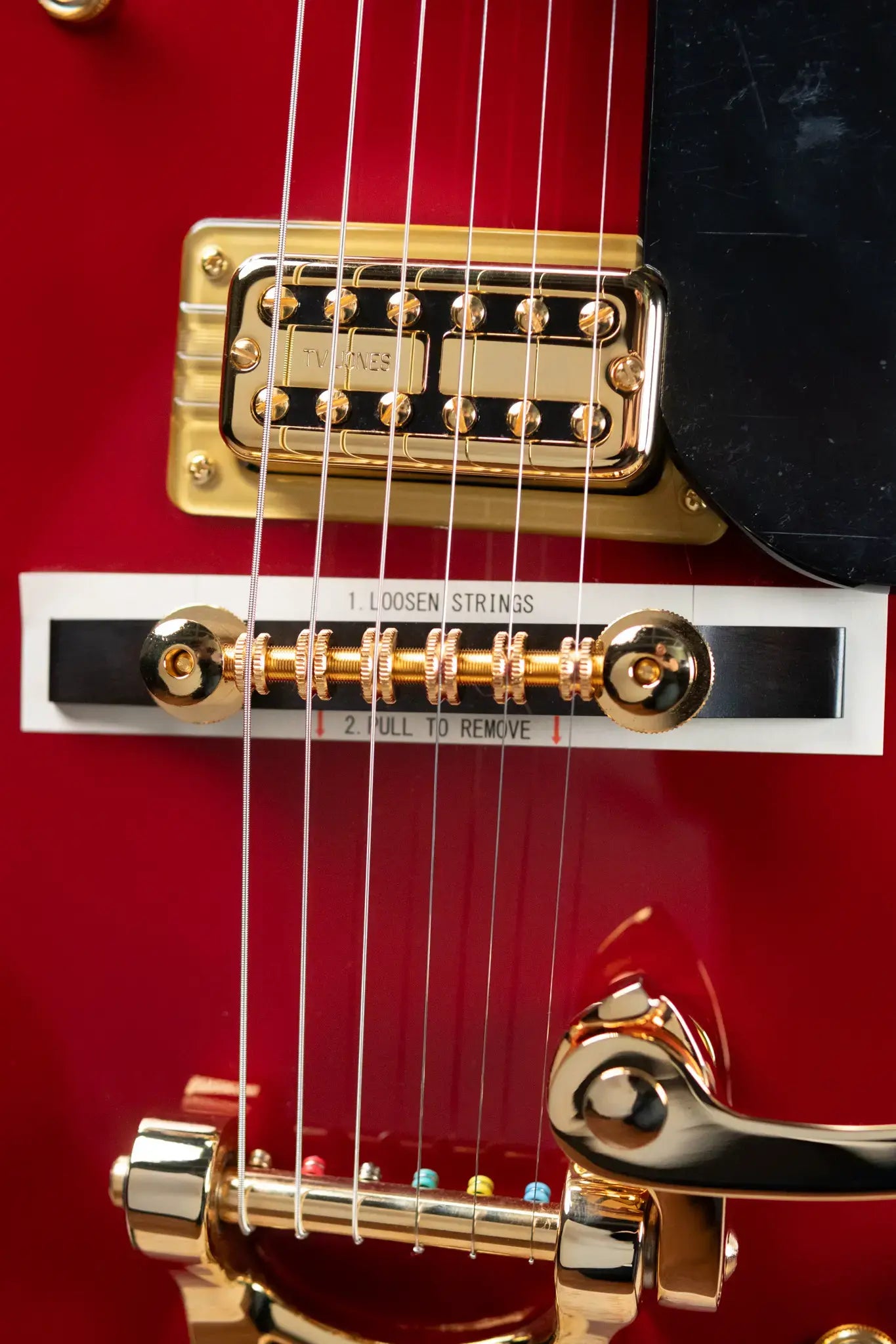 Gretsch G6131T-62 Vintage Select '62 Jet with Bigsby Electric Guitar - Vintage Firebird Red with Hardshell Case