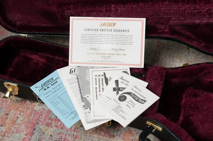 Gretsch G6131T-62 Vintage Select '62 Jet with Bigsby Electric Guitar - Vintage Firebird Red with Hardshell Case