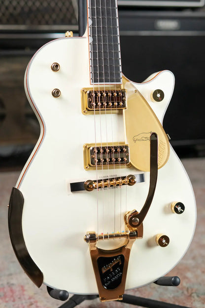 Gretsch G6134T-58 Vintage Select ’58 Penguin with Bigsby, TV Jones - Vintage White with Hardshell Case