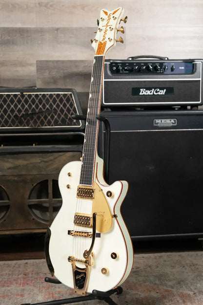 Gretsch G6134T-58 Vintage Select ’58 Penguin with Bigsby, TV Jones - Vintage White with Hardshell Case