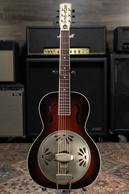 Gretsch G9240 Alligator Round-Neck Resonator Guitar - 2-Color Sunburst