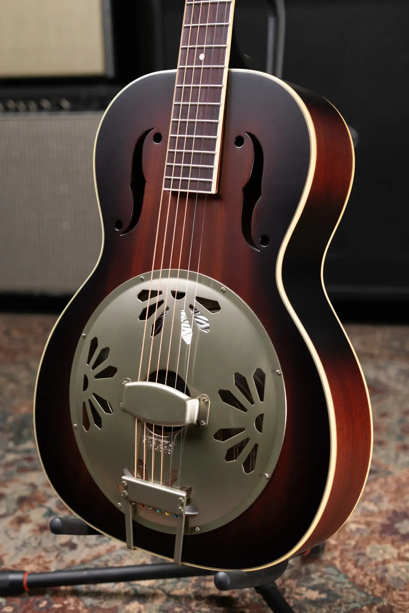 Gretsch G9240 Alligator Round-Neck Resonator Guitar - 2-Color Sunburst