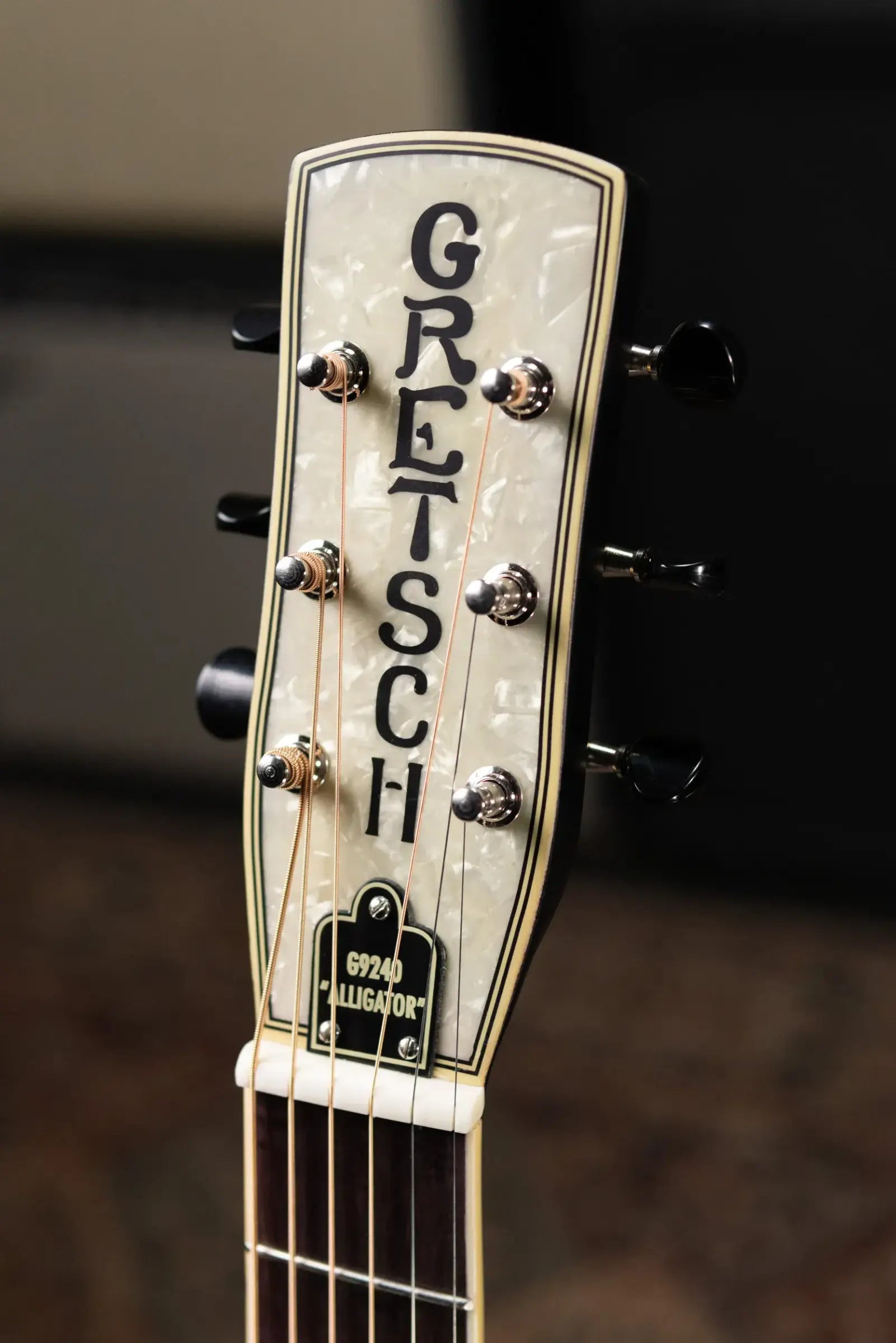 Gretsch G9240 Alligator Round-Neck Resonator Guitar - 2-Color Sunburst