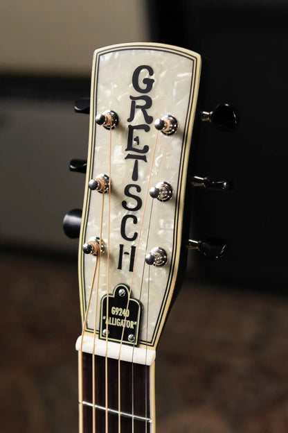 Gretsch G9240 Alligator Round-Neck Resonator Guitar - 2-Color Sunburst
