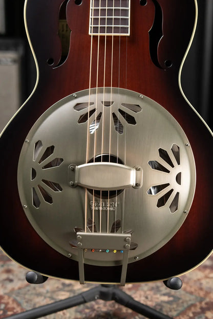 Gretsch G9240 Alligator Round-Neck Resonator Guitar - 2-Color Sunburst