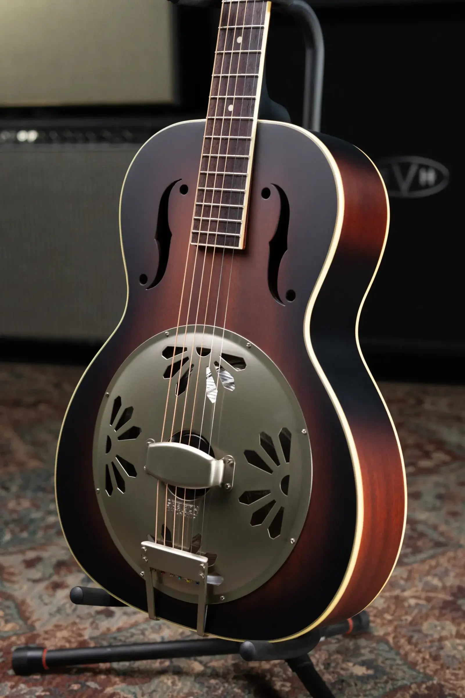 Gretsch G9241 Alligator Biscuit Round-Neck Acoustic/Electric Resonator Guitar - 2-Color Sunburst