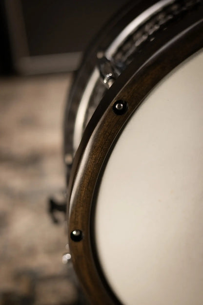 Gretsch S16514WHBSH 6.5x14" Hammered Black Steel Snare Drum with Case - Used