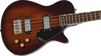 Gretsch Streamliner Jet Club Bass Single-Cut, Laurel Fingerboard - Havana Burst