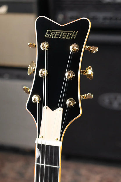 Gretsch Synchromatic Falcon Hollow Body Single-Cut with Bigsby - Black with Hardshell Case