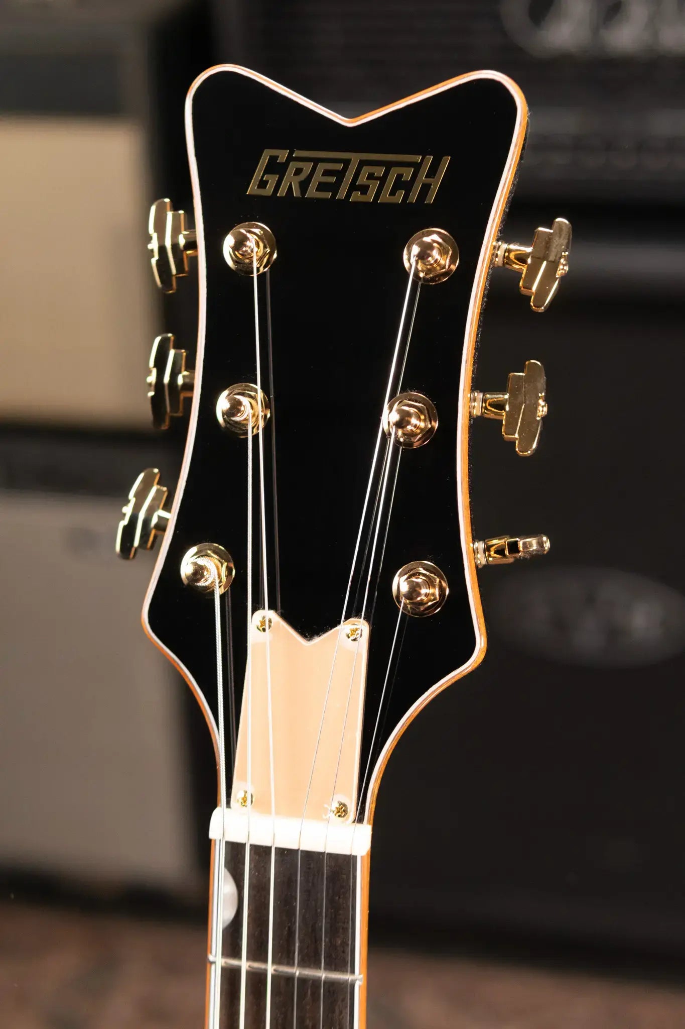 Gretsch Synchromatic Falcon Hollow Body Single-Cut with Bigsby Electric Guitar - Black with Hardshell Case