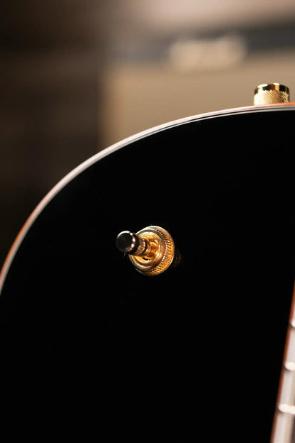 Gretsch Synchromatic Falcon Hollow Body Single-Cut with Bigsby Electric Guitar - Black with Hardshell Case