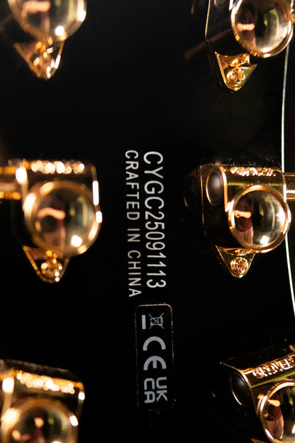 Gretsch Synchromatic Falcon Hollow Body Single-Cut with Bigsby Electric Guitar - Black with Hardshell Case