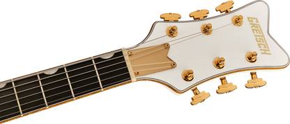 Gretsch Synchromatic Falcon Hollow Body Single-Cut with Bigsby Electric Guitar - Snowcrest White with Hardshell Case