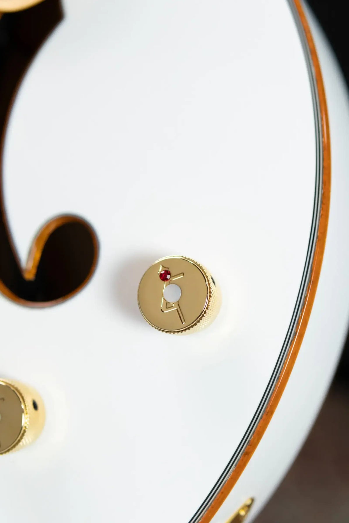 Gretsch Synchromatic Falcon Hollow Body Single-Cut with Bigsby Electric Guitar - Snowcrest White with Hardshell Case