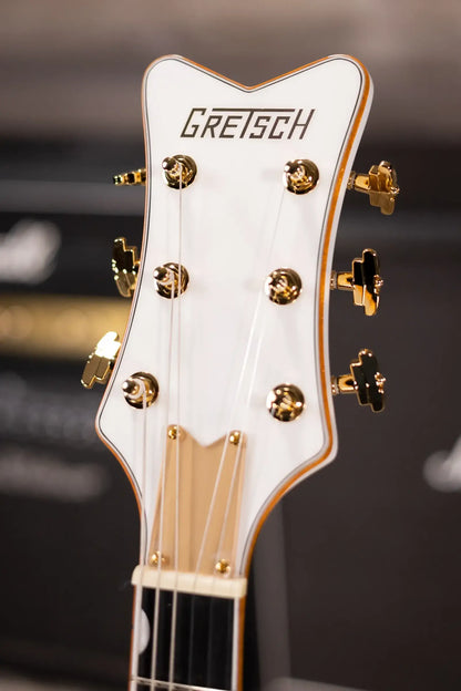 Gretsch Synchromatic Falcon Hollow Body Single-Cut with Bigsby Electric Guitar - Snowcrest White with Hardshell Case