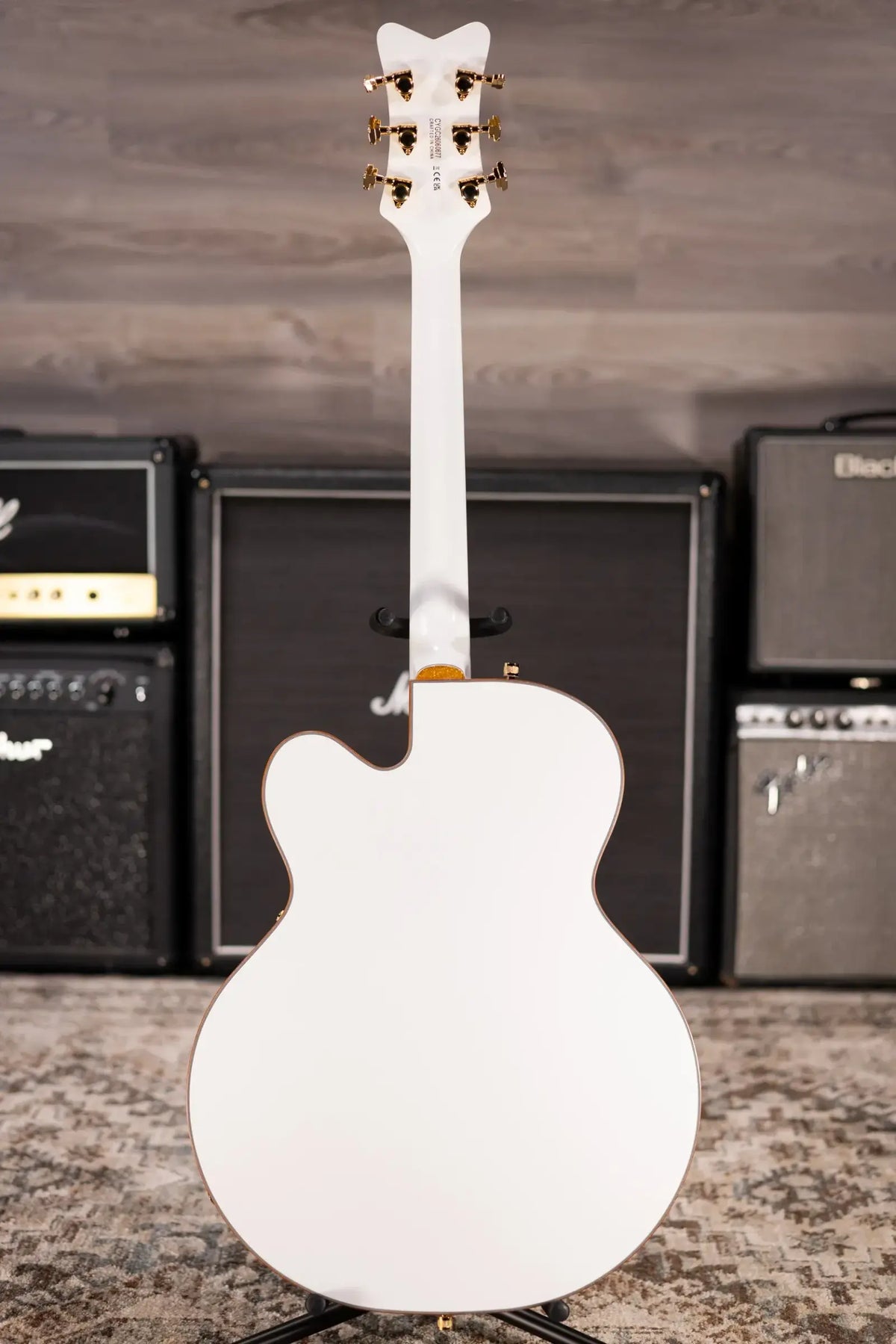 Gretsch Synchromatic Falcon Hollow Body Single-Cut with Bigsby Electric Guitar - Snowcrest White with Hardshell Case