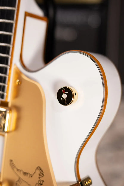 Gretsch Synchromatic Falcon Hollow Body Single-Cut with Bigsby Electric Guitar - Snowcrest White with Hardshell Case