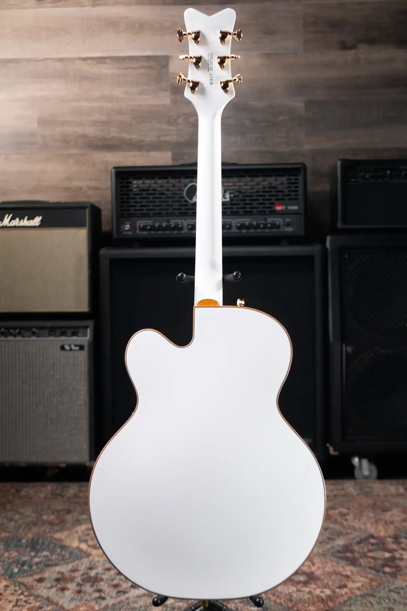 Gretsch Synchromatic Falcon Hollow Body Single-Cut with Bigsby - Snowcrest White with Hardshell Case