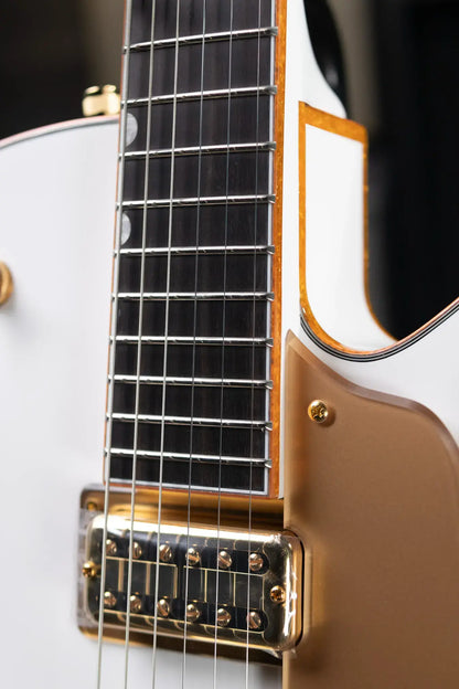Gretsch Synchromatic Falcon Hollow Body Single-Cut with Bigsby - Snowcrest White with Hardshell Case