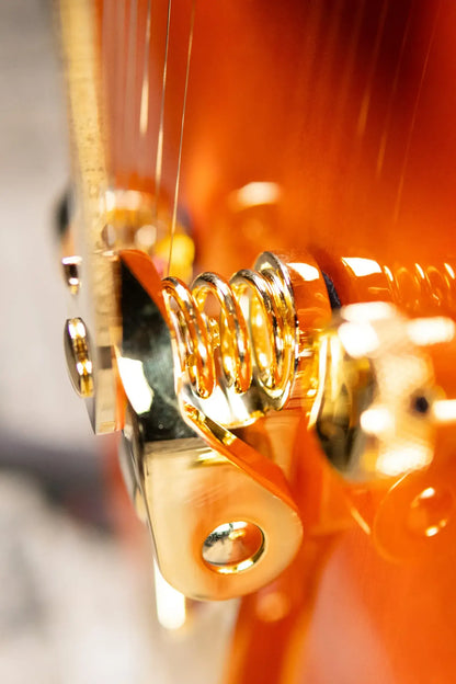 Gretsch Synchromatic Nashville Hollow Body Single-Cut with Bigsby Electric Guitar - 50's Orange Stain with Hardshell Case