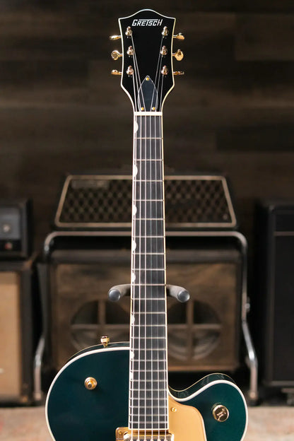 Gretsch Synchromatic Nashville Hollow Body Single-Cut with Bigsby Electric Guitar - Cadillac Green with Hardshell Case