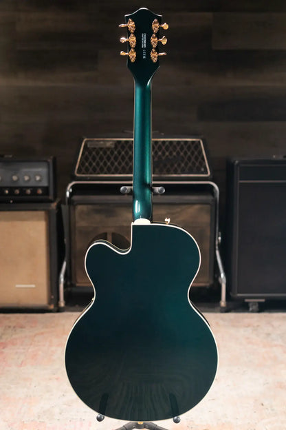 Gretsch Synchromatic Nashville Hollow Body Single-Cut with Bigsby Electric Guitar - Cadillac Green with Hardshell Case