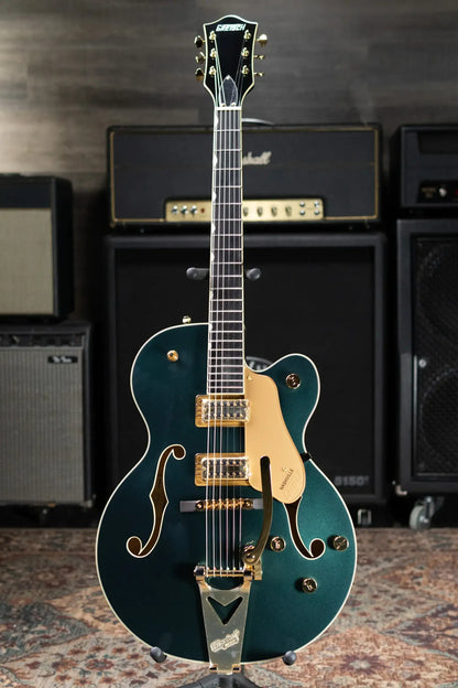 Gretsch Synchromatic Nashville Hollow Body Single-Cut with Bigsby Electric Guitar - Cadillac Green with Hardshell Case