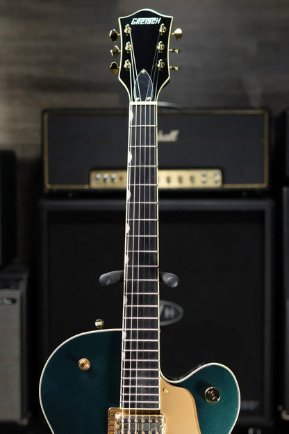 Gretsch Synchromatic Nashville Hollow Body Single-Cut with Bigsby Electric Guitar - Cadillac Green with Hardshell Case