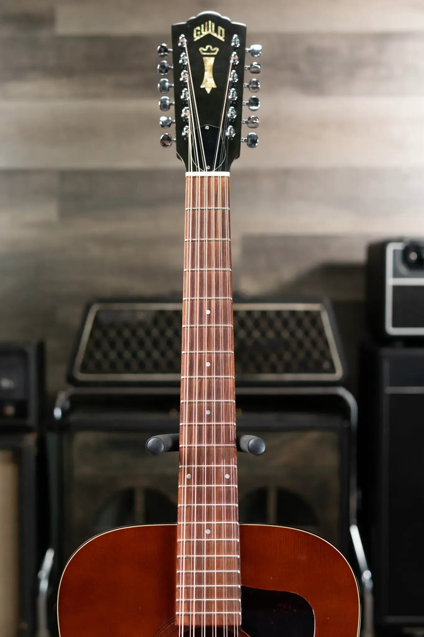 Guild D-212 Dreadnought 12-String Guitar - Chestnut with Hardshell Case - Used