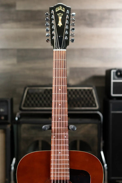 Guild D-212 Dreadnought 12-String Guitar - Chestnut with Hardshell Case - Used