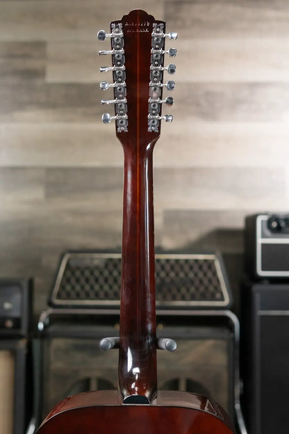 Guild D-212 Dreadnought 12-String Guitar - Chestnut with Hardshell Case - Used