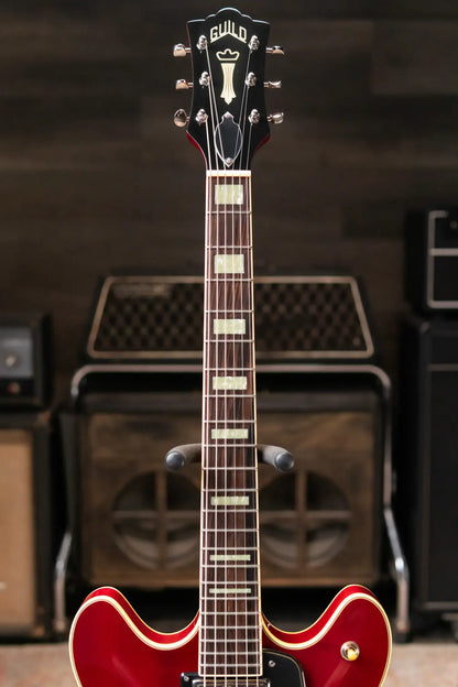 Guild SF-V Electric Guitar - Cherry Red with Hardshell Case - Used