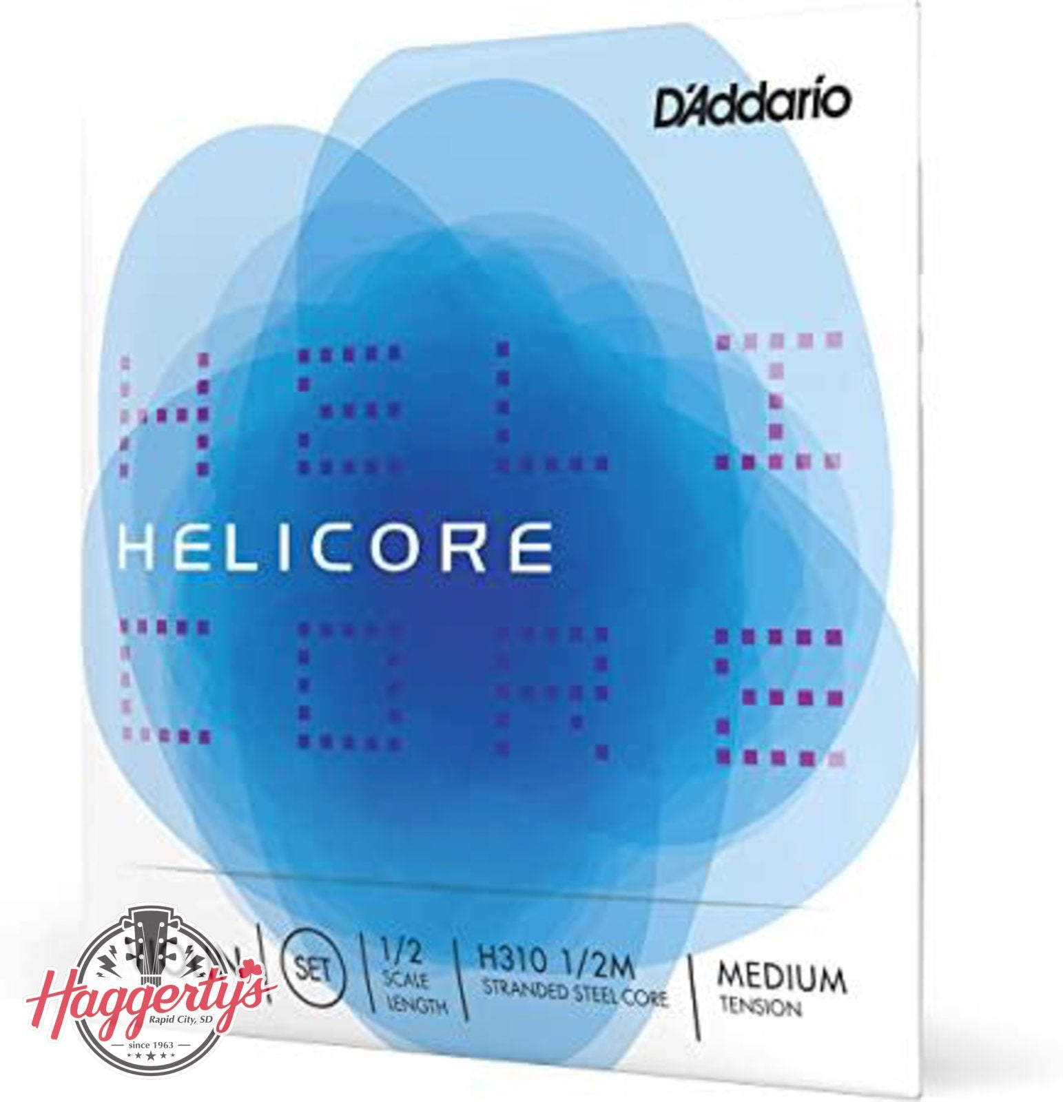 D'Addario Helicore 1/2 Violin String Set - Medium Tension - H310 1/2M