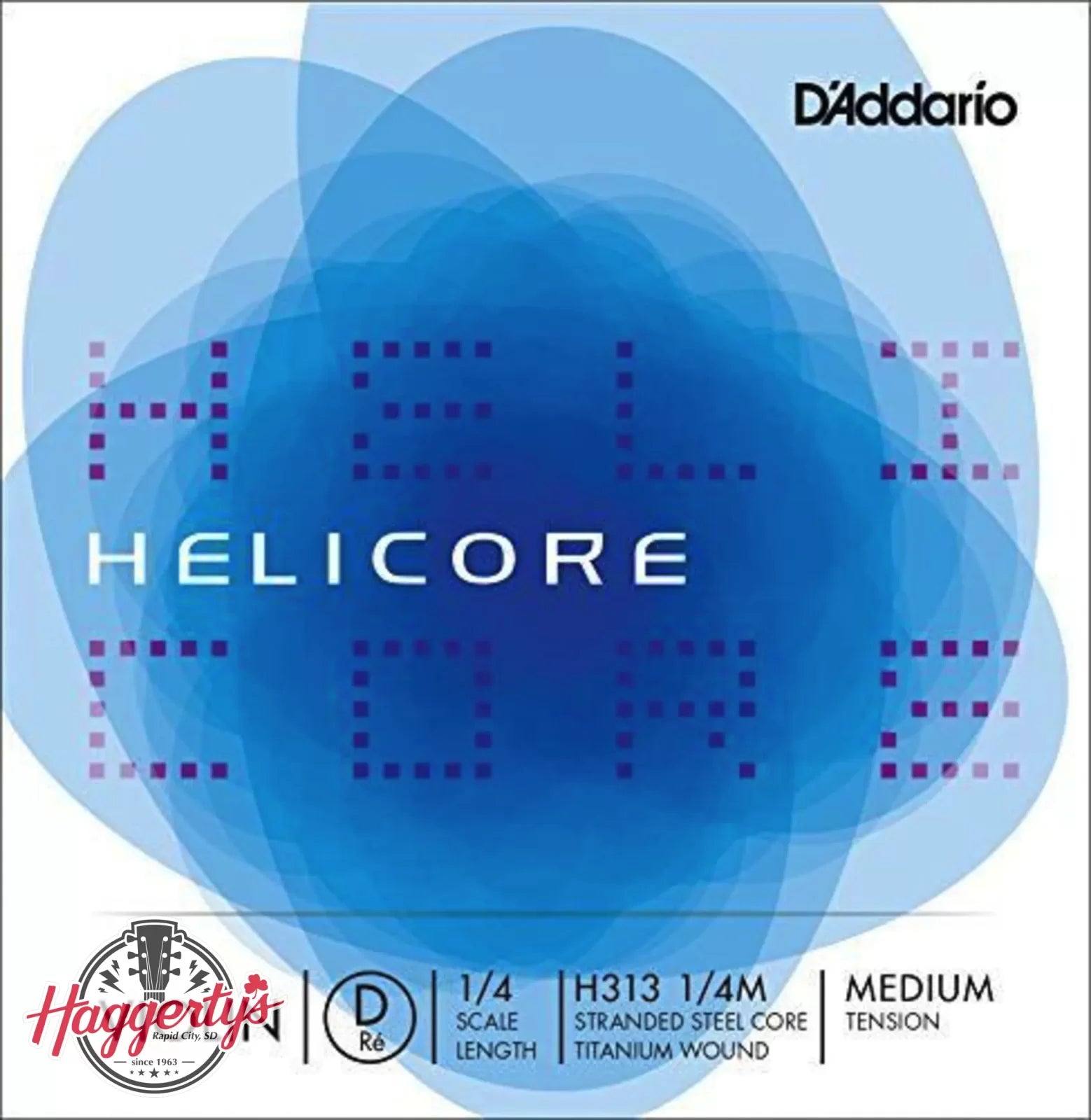 D’Addario Helicore 1/4 Violin Single String E - Medium Tension - H311 1/4M