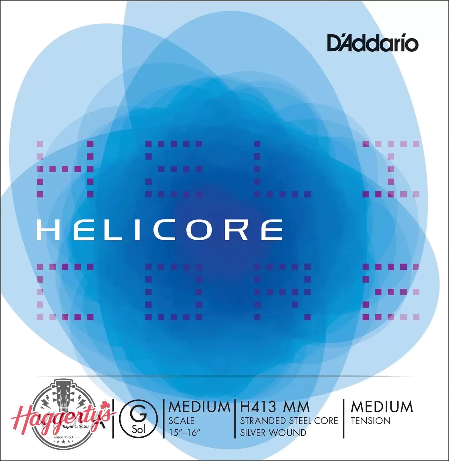 D’Addario Helicore Short Scale Viola Single String C - Medium Tension - H414 SM