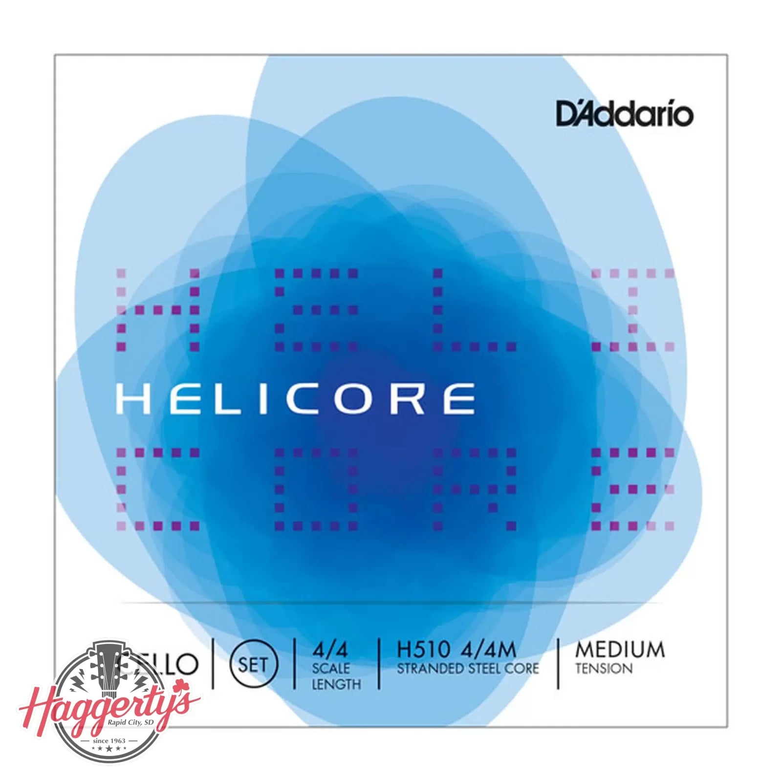 D'Addario Helicore 4/4 Cello String Set - Medium Tension - H510 4/4M