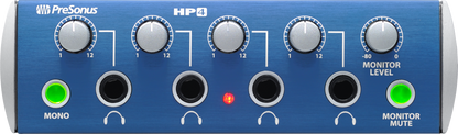 Presonus HP4 4-Channel Headphone Amplifier - Blue, 120V